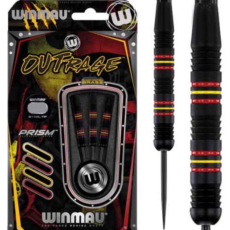 Billaresbalsalobre Dardos Winmau Darts Outrage 21g Brass Black  1232.21 - Imagen 2