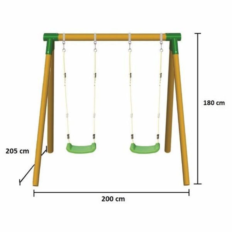 Billaresbalsalobre Columpio MASGAMES KADÍ doble MA700046 - Imagen 2