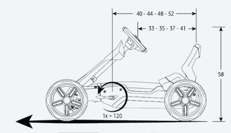 Billaresbalsalobre Coche de pedales Berg Reppy Racer BE24.60.01.00 - Imagen 2