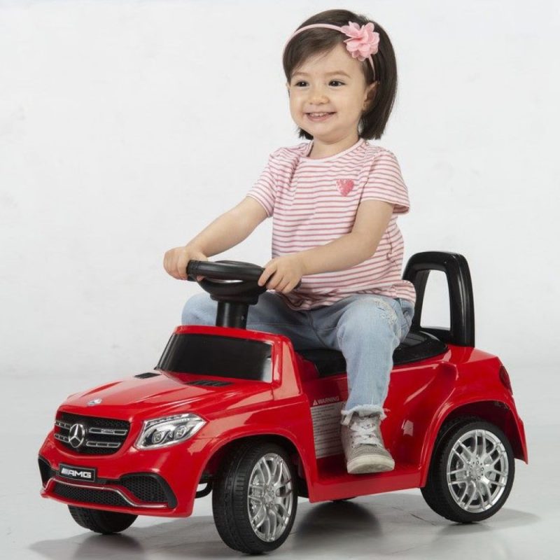 Billaresbalsalobre Coche eléctrico Mercedes GLS-63 Rojo con radio control HL600 - Imagen 4