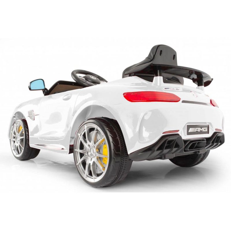Billaresbalsalobre Coche eléctrico Mercedes GTR blanco con radio control HL2882 - Imagen 2