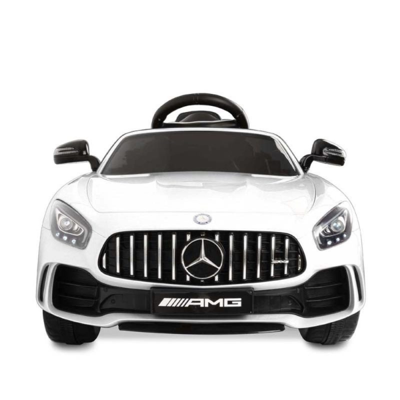Billaresbalsalobre Coche eléctrico Mercedes GTR blanco con radio control HL2882 - Imagen 4