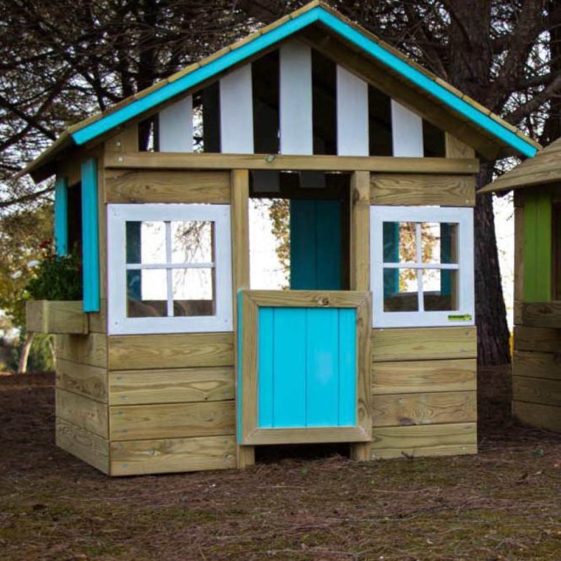 Billaresbalsalobre Casita infantil de madera Masgames Lollipop azul MA800525 - Imagen 4