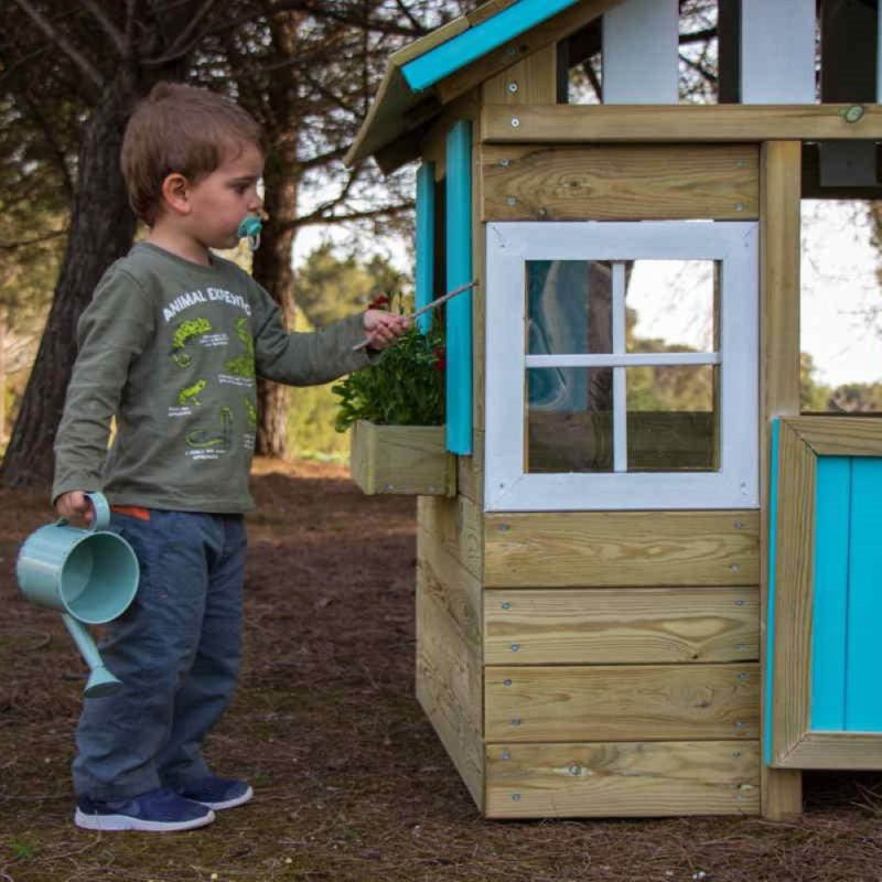 Billaresbalsalobre Casita infantil de madera Masgames Lollipop azul MA800525 - Imagen 7