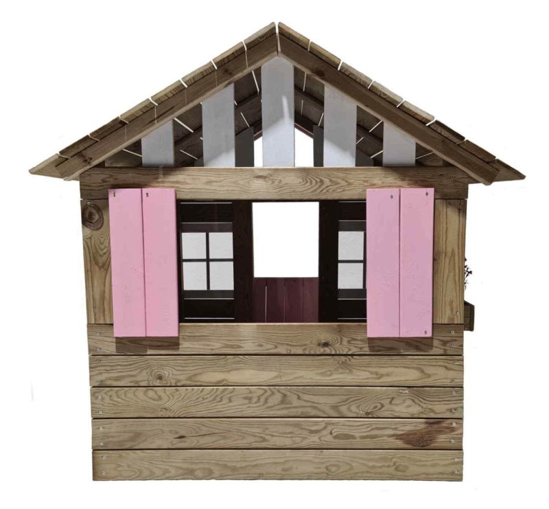Billaresbalsalobre Casita infantil de madera Masgames Lollipop rosa MA800521 - Imagen 4