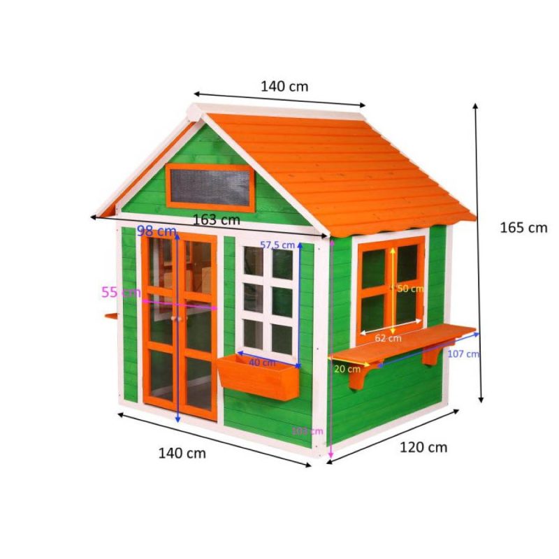 Billaresbalsalobre Casita infantil de madera MASGAMES Flam MA800585 - Imagen 4