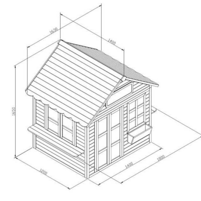 Billaresbalsalobre Casita infantil de madera MASGAMES Flam MA800585 - Imagen 5