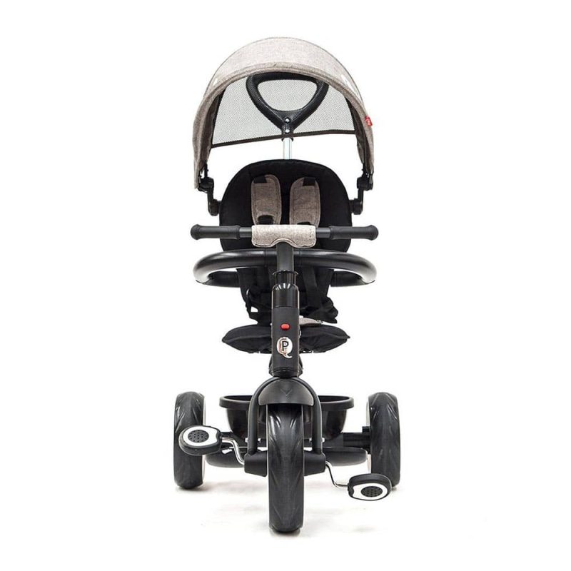 Billaresbalsalobre Triciclo a pedales QPlay Rito plegable Gris S381 - Imagen 2