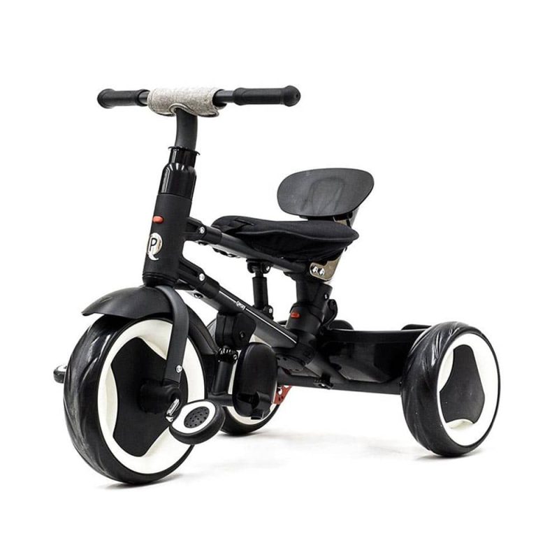 Billaresbalsalobre Triciclo a pedales QPlay Rito plegable Gris S381 - Imagen 4