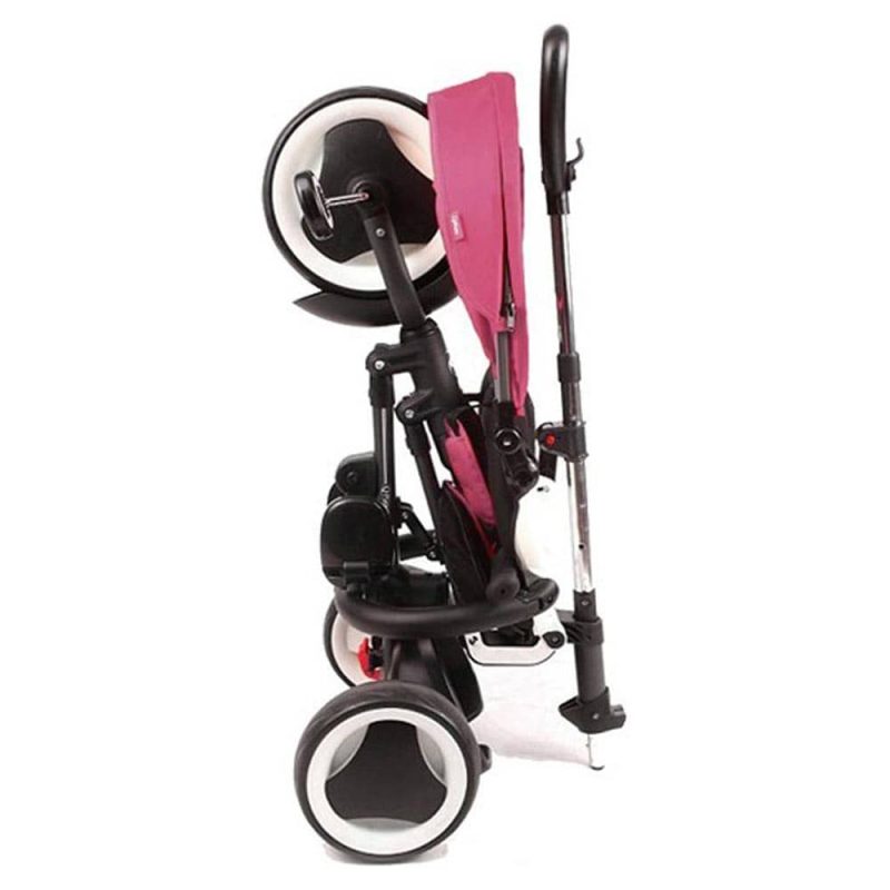 Billaresbalsalobre Triciclo a pedales QPlay Rito plegable Morado S385 - Imagen 2