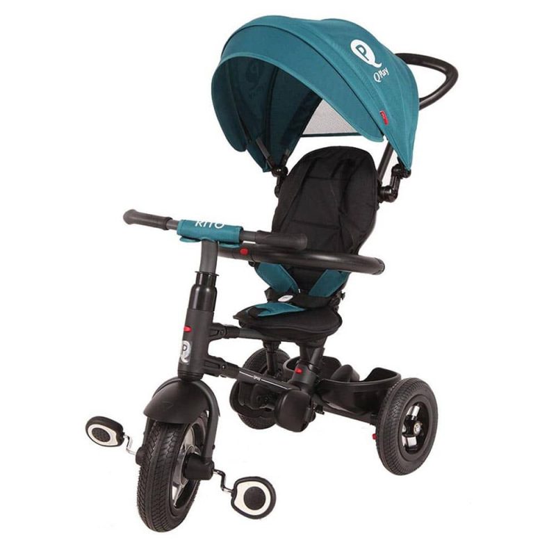 Billaresbalsalobre Triciclo a pedales QPlay Rito Air Verde S433 - Imagen 2