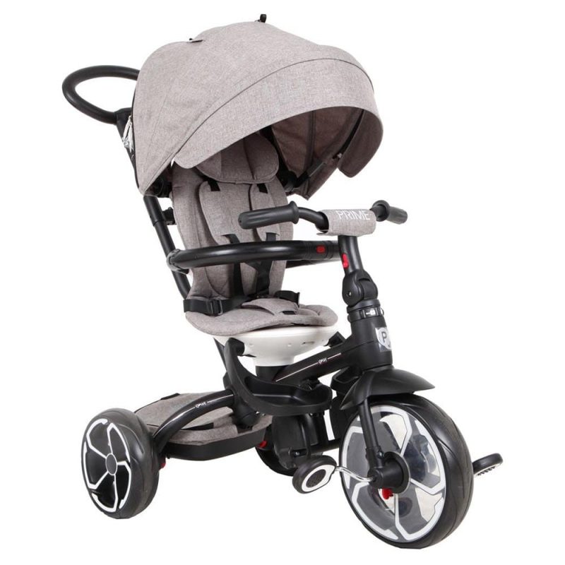 Billaresbalsalobre Triciclo a pedales Evolutivo Qplay Prime Gris T551 - Imagen 2