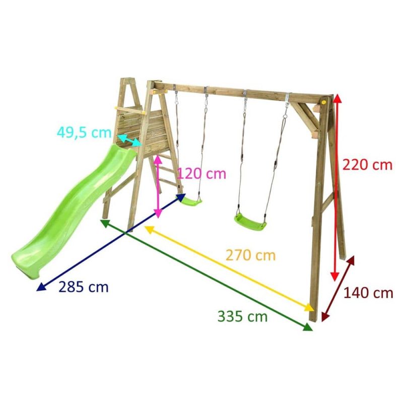 Billaresbalsalobre Parque infantil Masgames Lignum L MA700066 - Imagen 3