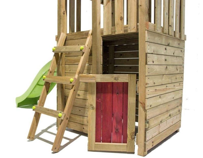 Billaresbalsalobre Parque infantil Masgames Tibidabo L con Caseta y Columpio Doble MA700225 - Imagen 3