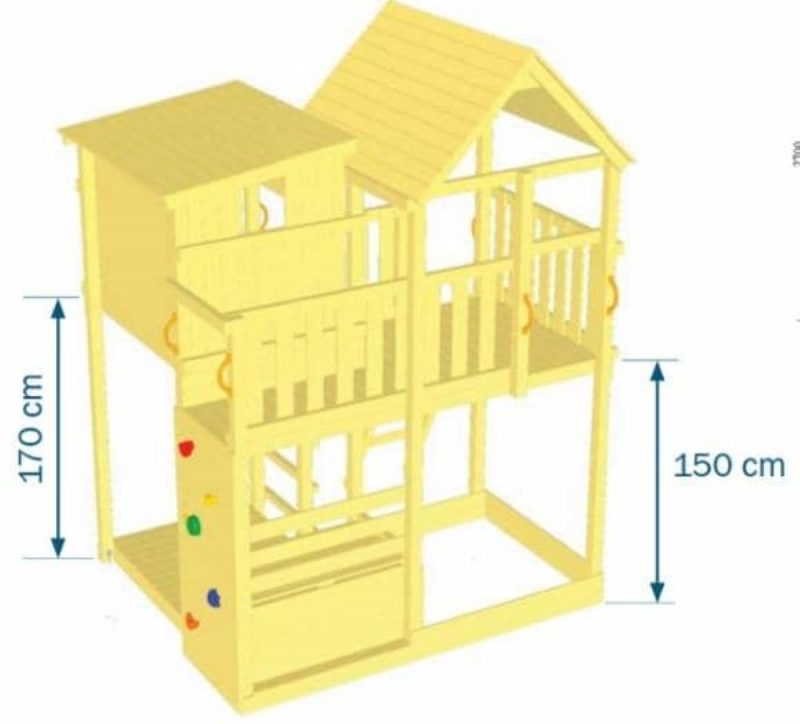 Billaresbalsalobre Parque infantil Masgames Palazzo XL con Columpio Doble MA821701 - Imagen 5