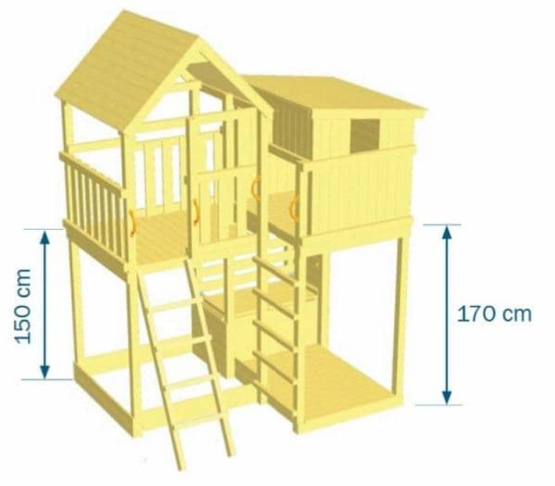 Billaresbalsalobre Parque infantil Masgames Palazzo XL con Columpio Doble MA821701 - Imagen 6