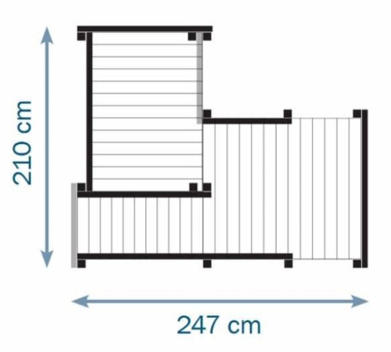 Billaresbalsalobre Parque infantil Masgames Palazzo XL con Columpio Doble MA821701 - Imagen 8