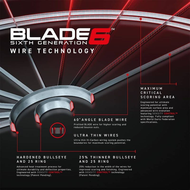 Billaresbalsalobre Diana Winmau Blade 6 Dartboard 3033 - Imagen 3