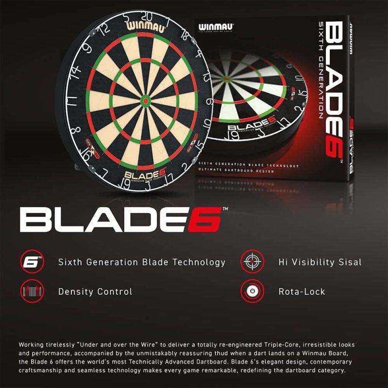 Billaresbalsalobre Diana Winmau Blade 6 Dartboard 3033 - Imagen 6