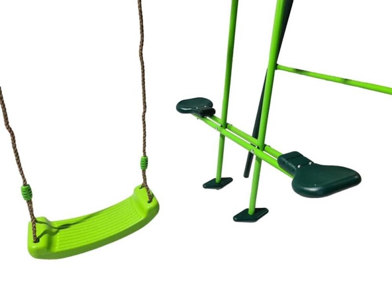 Billaresbalsalobre Columpio metálico triple Masgames Gingo + asiento bebé MA400203B - Imagen 5