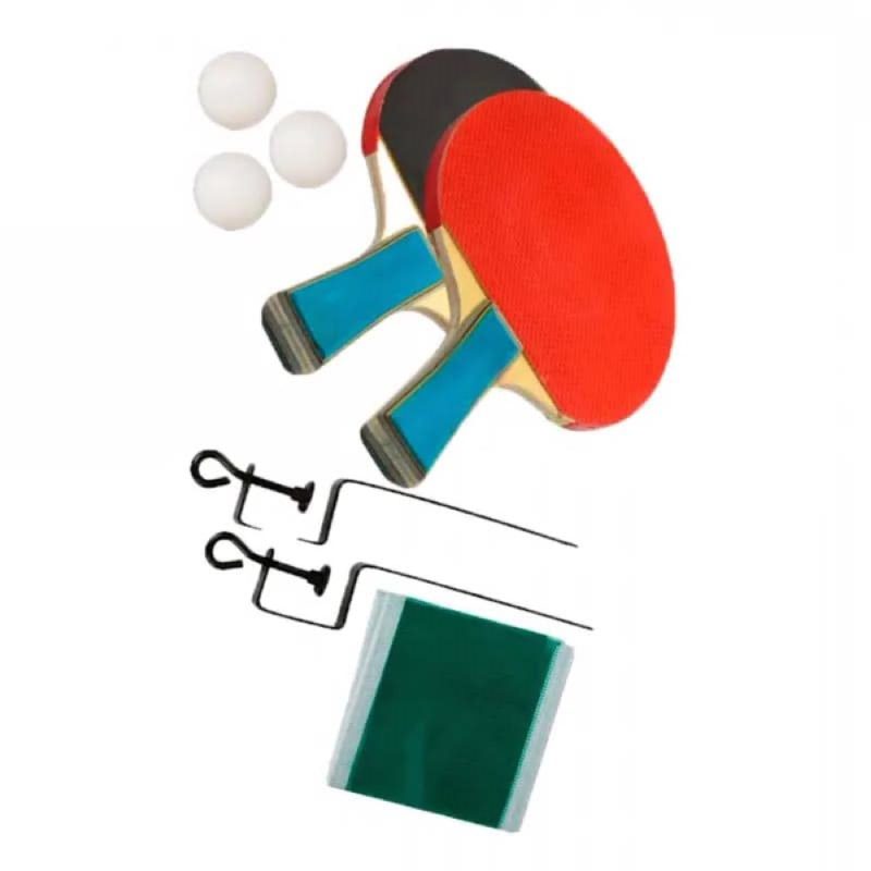 Billaresbalsalobre Pack de 2 Palas Ping Pong + Soporte + Red + 3 Bolas Modelo Uranus 0006813 - Imagen 2