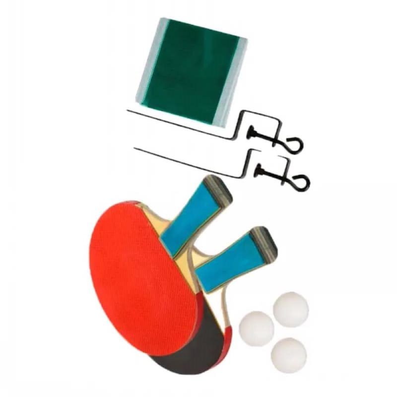 Billaresbalsalobre Pack de 2 Palas Ping Pong + Soporte + Red + 3 Bolas Modelo Uranus 0006813 - Imagen 3