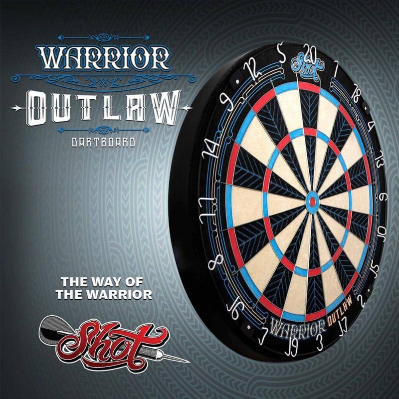 Billaresbalsalobre Diana Tradicional Shot Warrior Outlaw Dartboard SH-SB3021 - Imagen 4