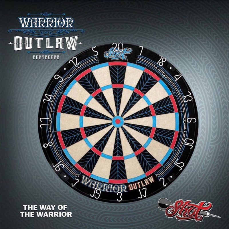 Billaresbalsalobre Diana Tradicional Shot Warrior Outlaw Dartboard SH-SB3021 - Imagen 5