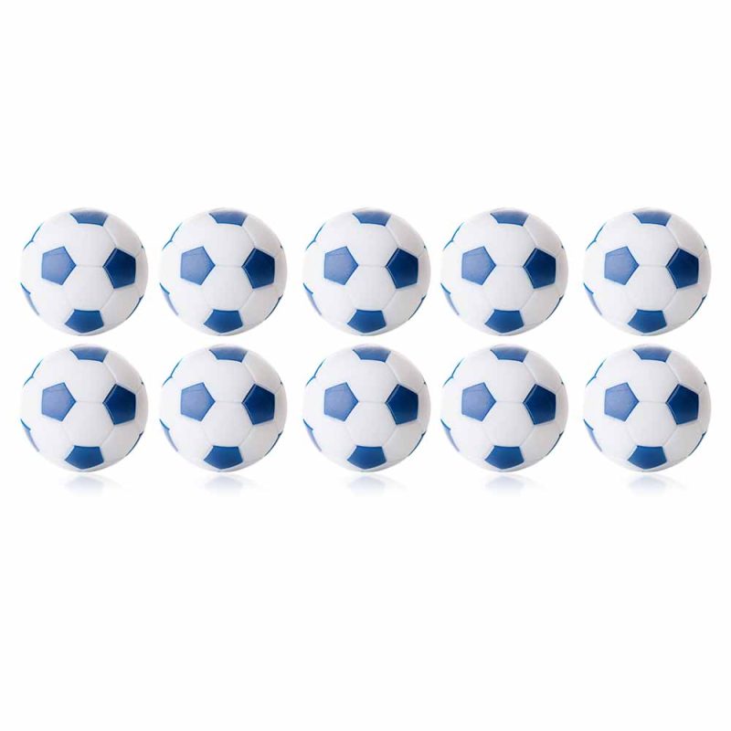 Billaresbalsalobre Bola Futbolin Robertson Blanco Azul 24gr 35mm 10 unid 2558.04