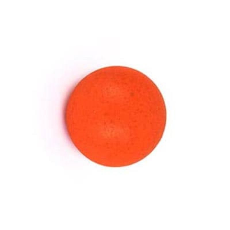 Billaresbalsalobre Bola futbolín de corcho silenciosa naranja neón 35mm 13gr 50096000 - Imagen 2