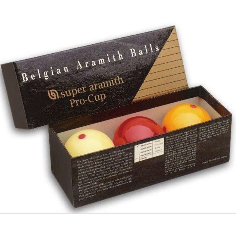 Billaresbalsalobre Juego Bolas Billar Carambola Super Aramith Pro Cup 61.5mm 2270.600