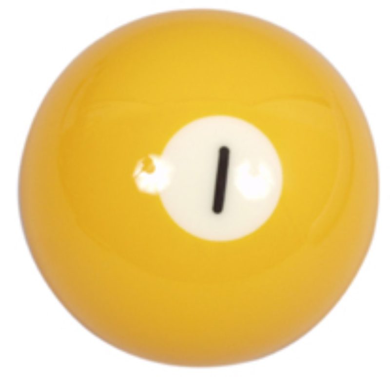 Billaresbalsalobre Bola Billar nº1 Segunda Mano - Imagen 2