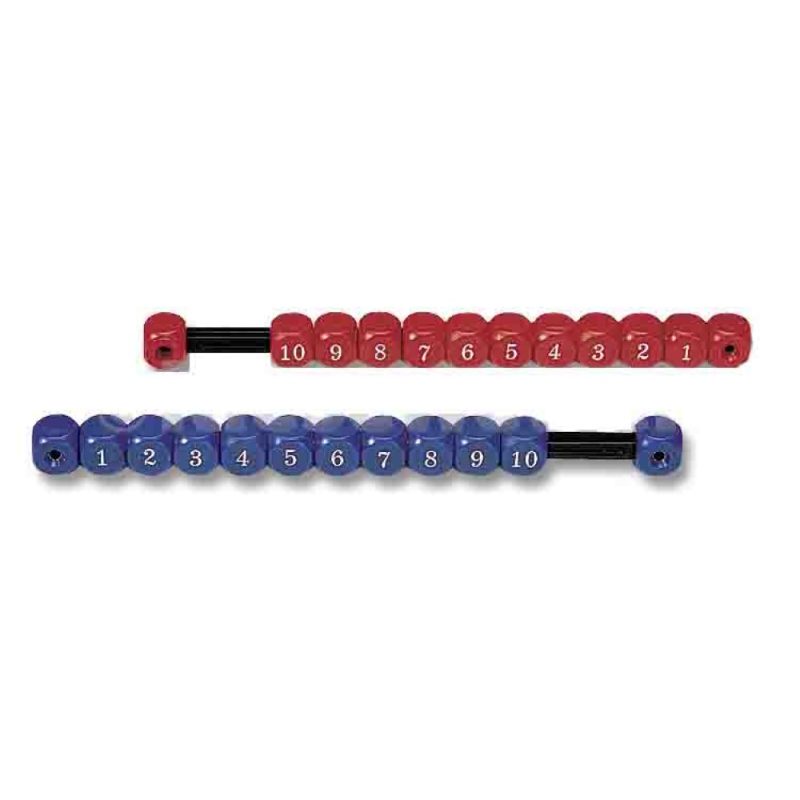 Billaresbalsalobre Pack Marcadores Contador Futbolin Rojo Azul 6046