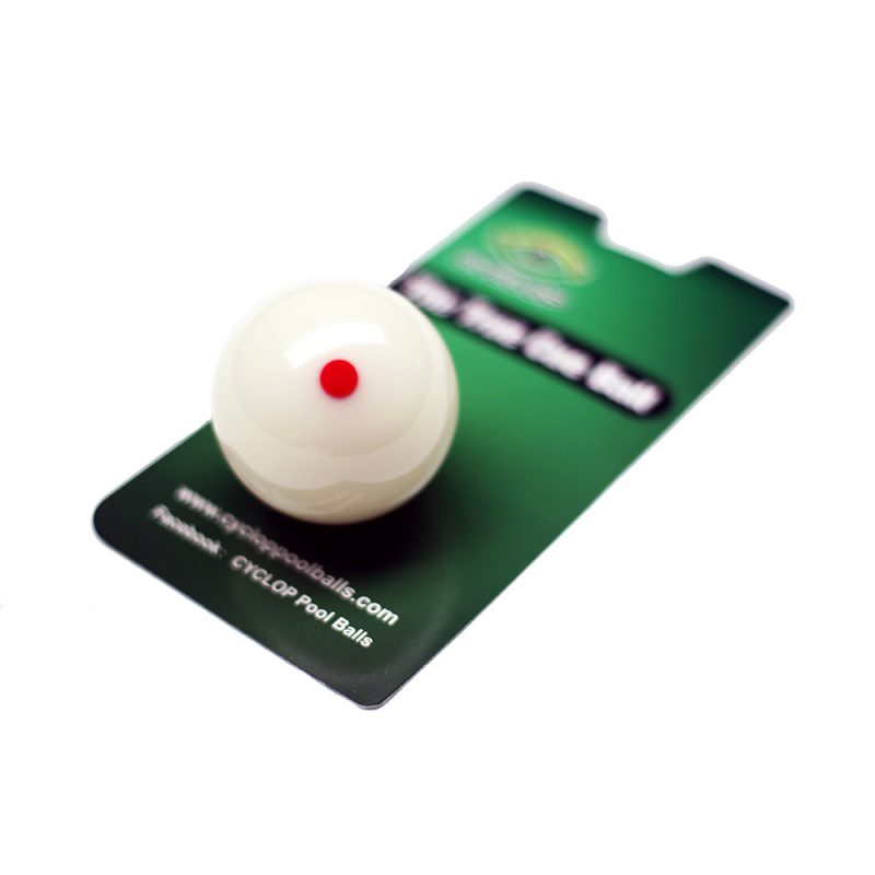 Billaresbalsalobre Bola Billar Cyclop One Red Dot 57.15 mm 1 unid - Imagen 3