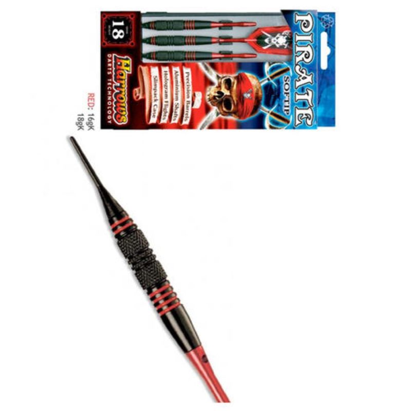 Billaresbalsalobre Dardos Harrows Pirate Red 16g - Imagen 3
