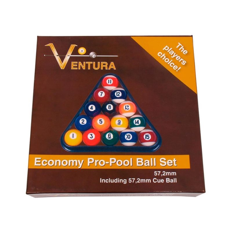 Billaresbalsalobre Juego Bolas Billar Ventura Economy Pro Set 57.3mm 2557.599 - Imagen 3