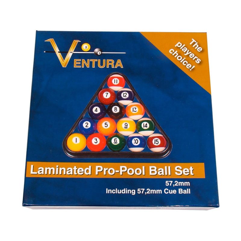 Billaresbalsalobre Juego Bolas Billar Ventura Laminated Set 57.3mm 2557.799 - Imagen 3