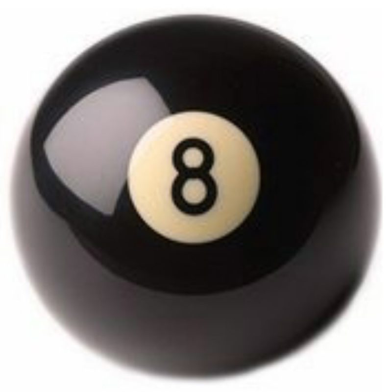 Billaresbalsalobre Bola Billar nº8 Segunda Mano - Imagen 2