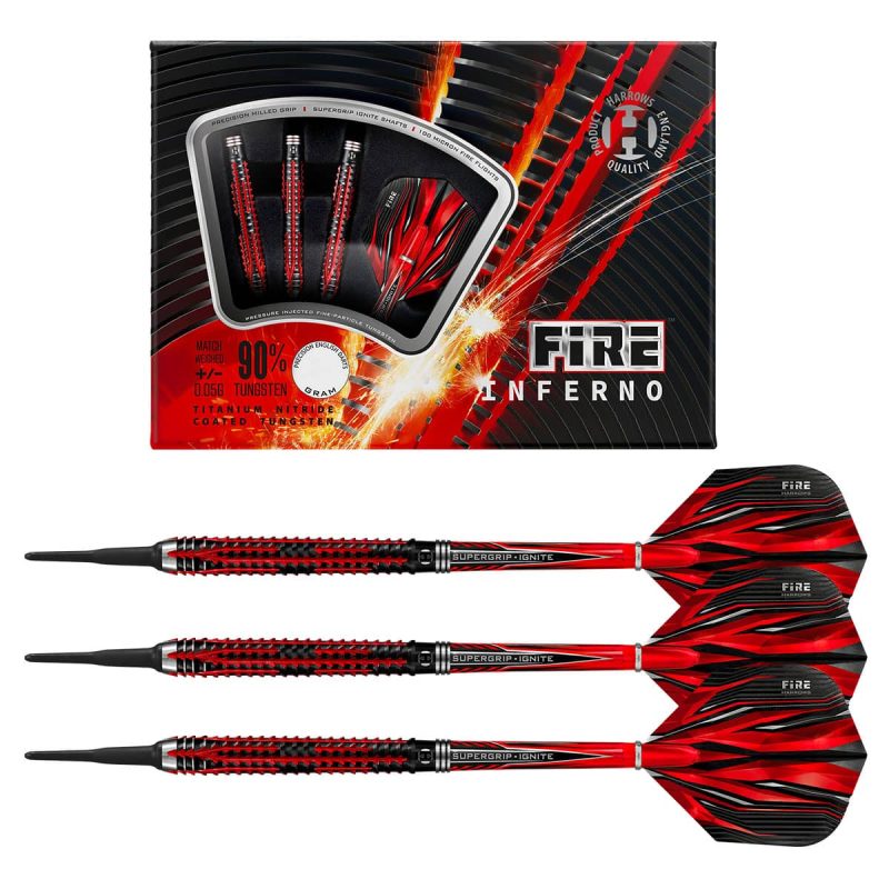 Billaresbalsalobre Dardos Harrows Darts Fire Inferno 90% 18g - Imagen 2