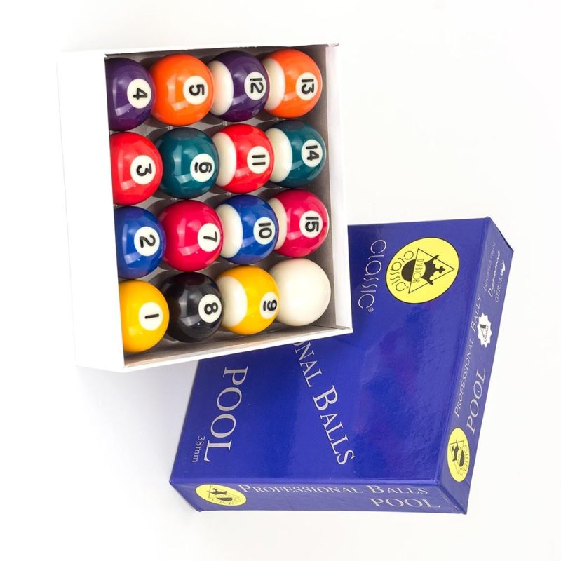 Billaresbalsalobre Juego de bolas billar americano Classic A-Quality 38 mm 70037380 - Imagen 2