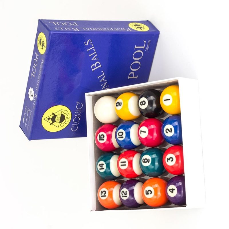 Billaresbalsalobre Juego de bolas billar americano Classic A-Quality 38 mm 70037380 - Imagen 3