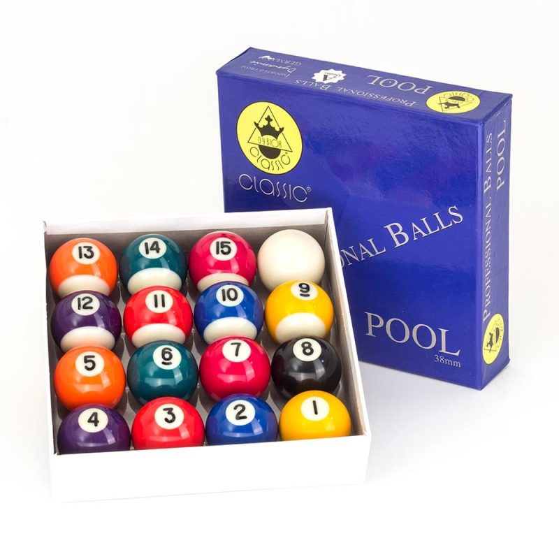 Billaresbalsalobre Juego de bolas billar americano Classic A-Quality 38 mm 70037380