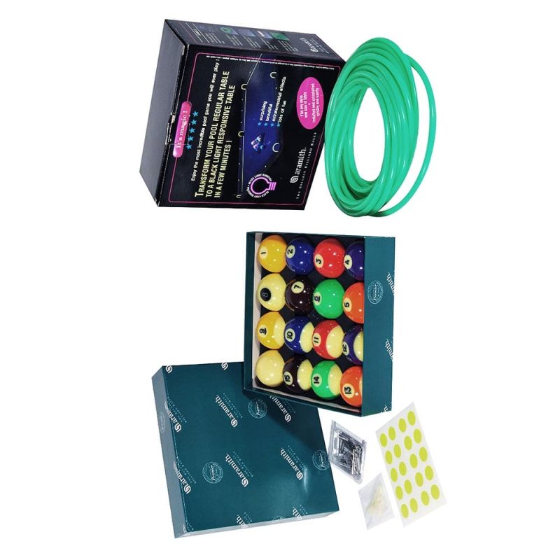 Billaresbalsalobre Juego de bolas billar Aramith que brillan en la oscuridad 57,2 mm 70065570 - Imagen 3