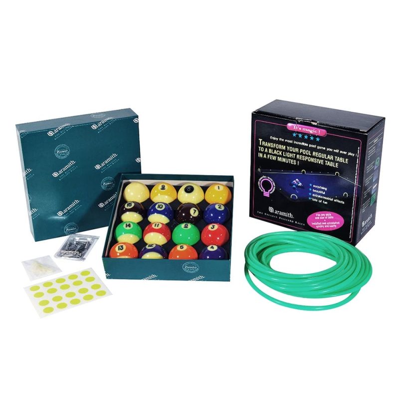 Billaresbalsalobre Juego de bolas billar Aramith que brillan en la oscuridad 57,2 mm 70065570