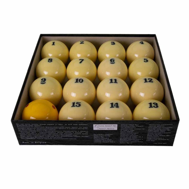 Billaresbalsalobre Juego Bolas Super Aramith Pro Pyramid 67mm 70.174.67.5 - Imagen 2