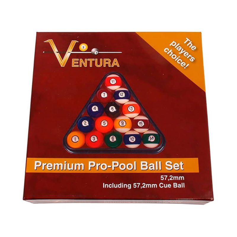 Billaresbalsalobre Juego Bolas Billar Ventura Premium Pro Set 57.3mm 2557.699 - Imagen 2