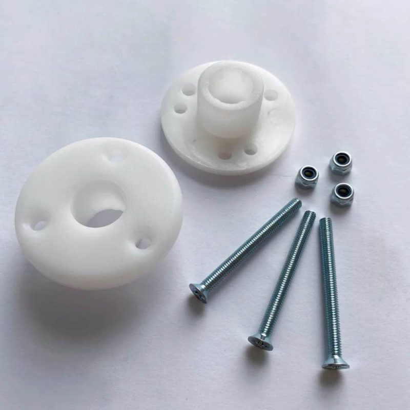 Billaresbalsalobre Cojinete Plástico Blanco Futbolines Val 2 unidades + Tornillos 1621.