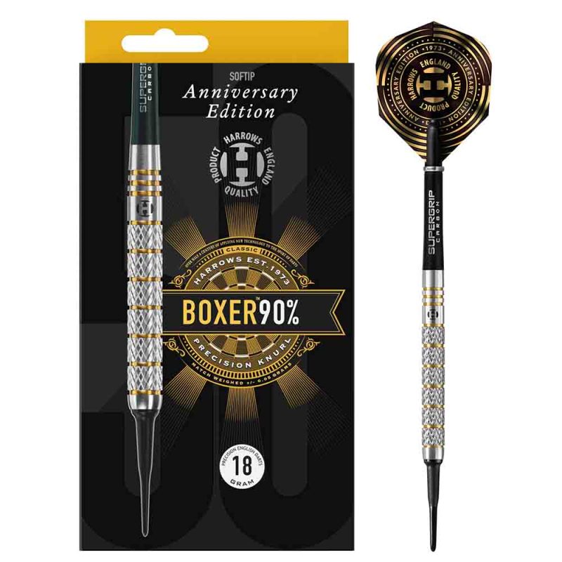Billaresbalsalobre Dardos Harrows Darts Boxer Parallel 90% 18g DD80410 - Imagen 2