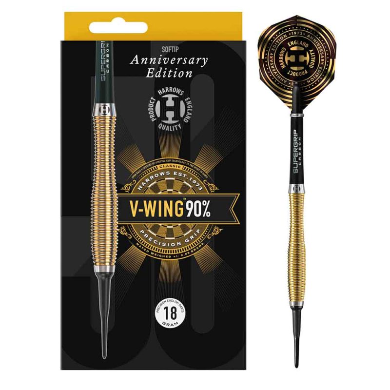 Billaresbalsalobre Dardos Harrows Darts V Wing 90% 18g DD80400 - Imagen 2