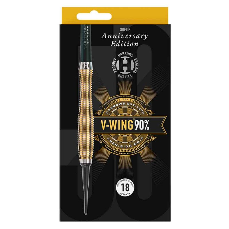Billaresbalsalobre Dardos Harrows Darts V Wing 90% 18g DD80400 - Imagen 3